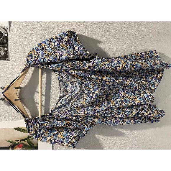 LUSH Floral Pattern Blouse - Size 2X - Picture 1 of 4